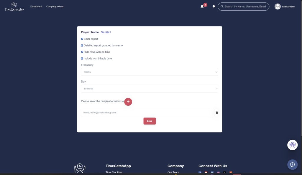 Automatic report options