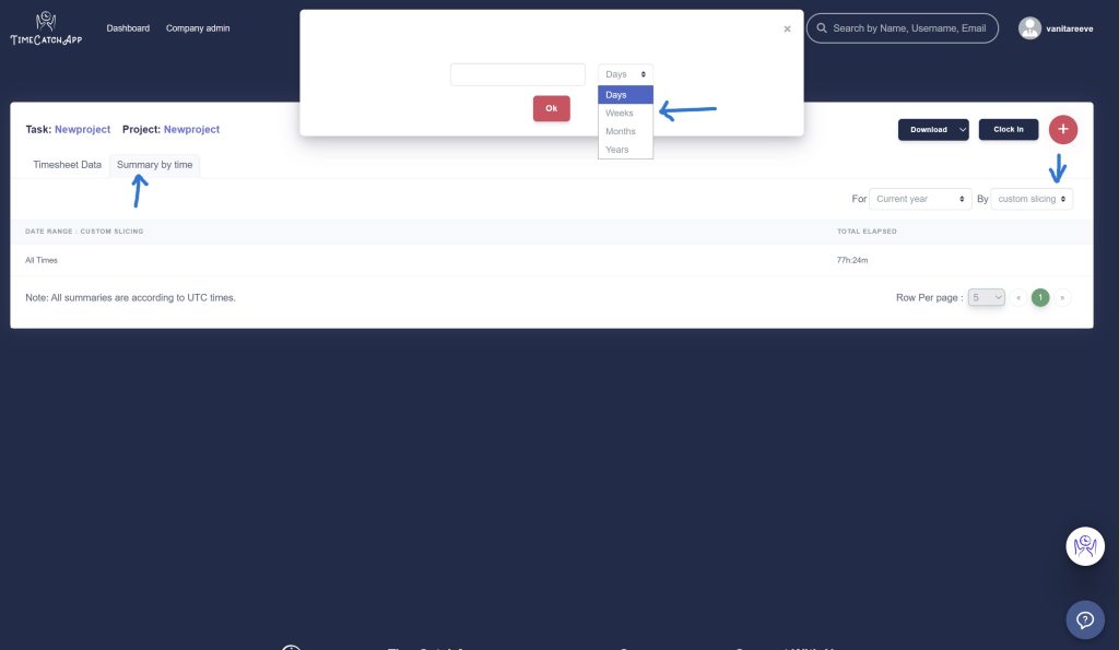 Custom slicing dropdown