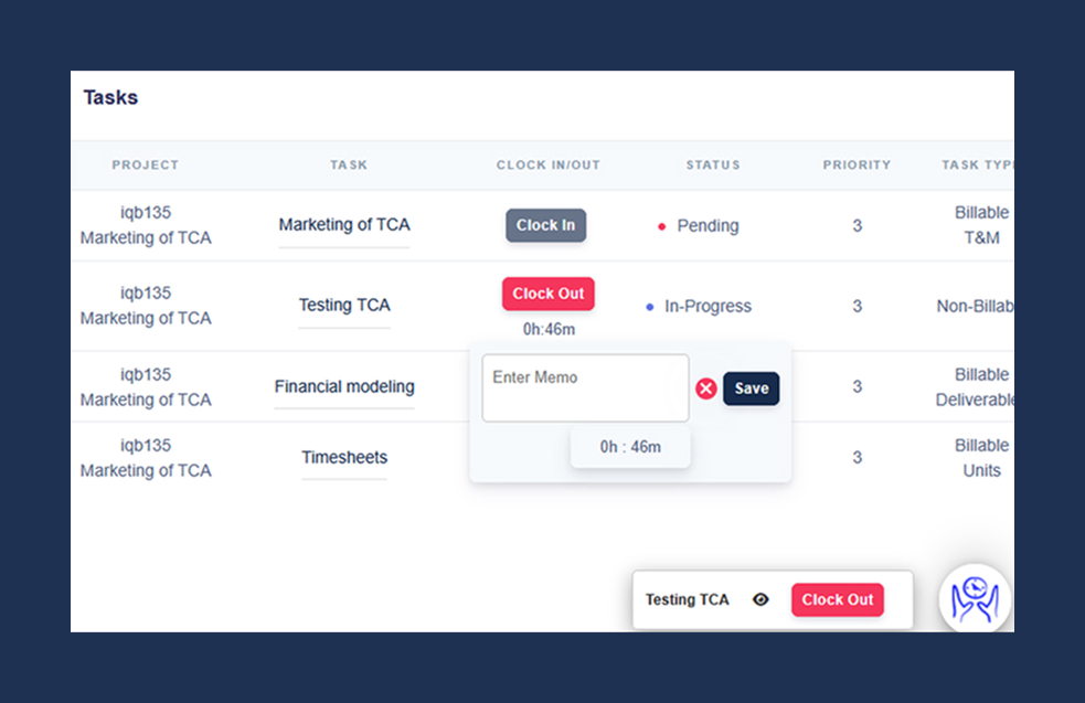 Final Tracking Dashboard